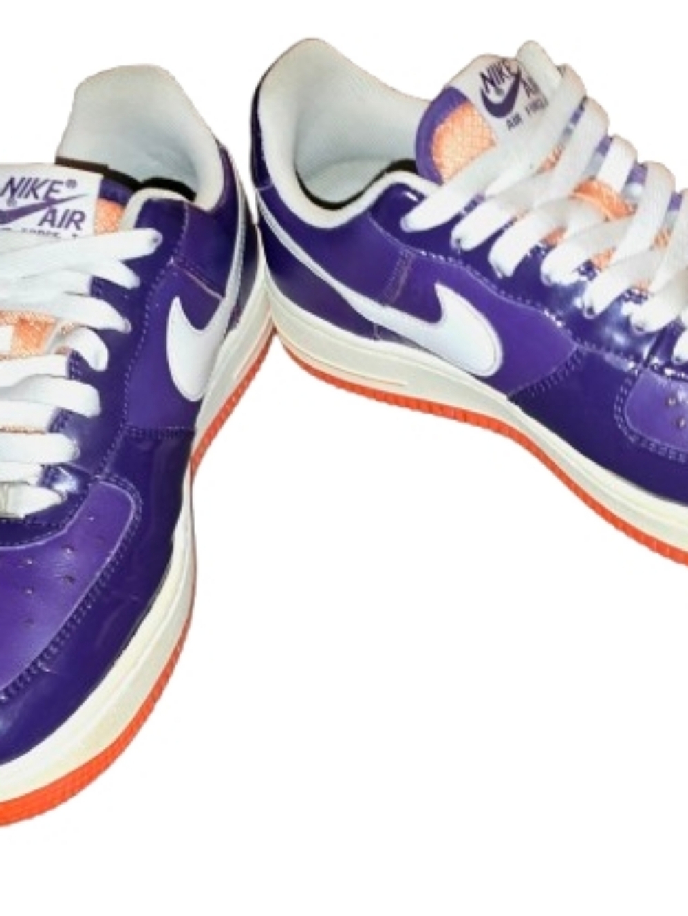 Nike Air Force 1 07 Club Purple Patent Leather Womens Size 7 2009 Rare 315115-51 - Picture 8 of 13